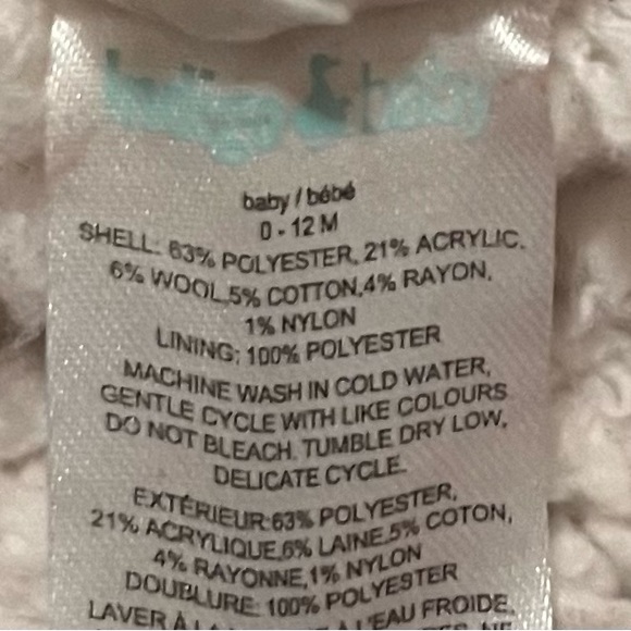 Indigo Baby Buffalo Plaid Robe - Picture 2 of 2